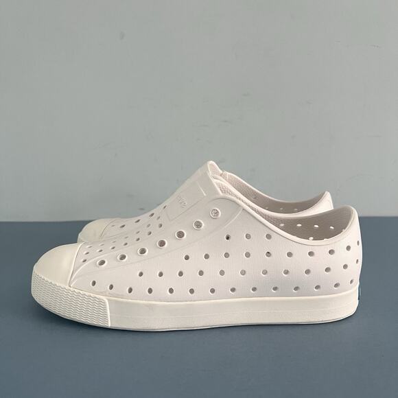 NWT Native Jefferson Shell White Slip-On EVA Unisex Sneakers - Picture 5 of 11